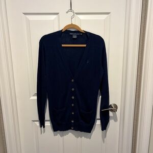 Ralph Lauren Navy Blue Cardigan